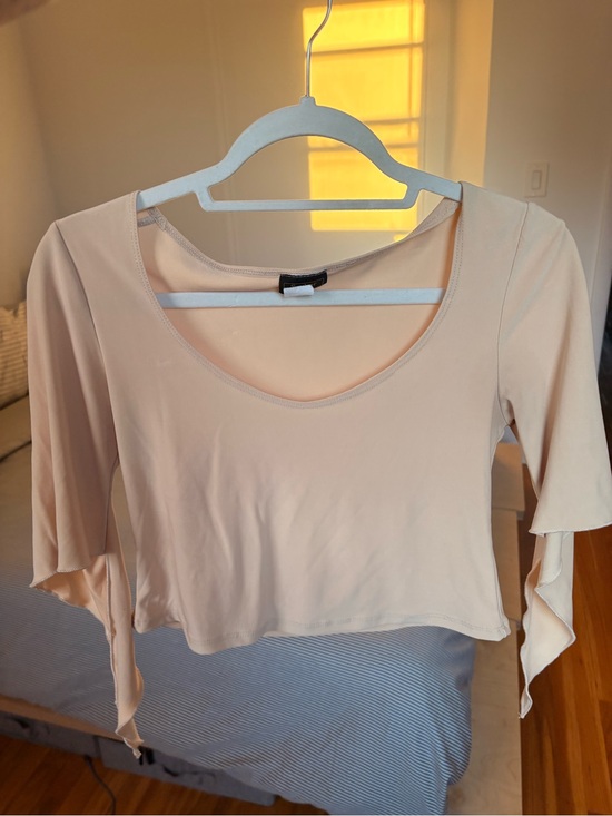Tops - Women's Scoop Neck Nude Top